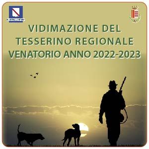 VIDIMAZIONE TESSERINI VENATORI ANNO 2022-2023